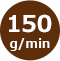 150g/min